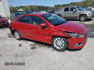 2022 Hyundai Accent SE with VIN 3KPC24A68NE180263, listed as a Copart auction lot 50977145 with 33,320 mi miles and Salvage Title. Bid and sale history available at DreamBid. Image 4.