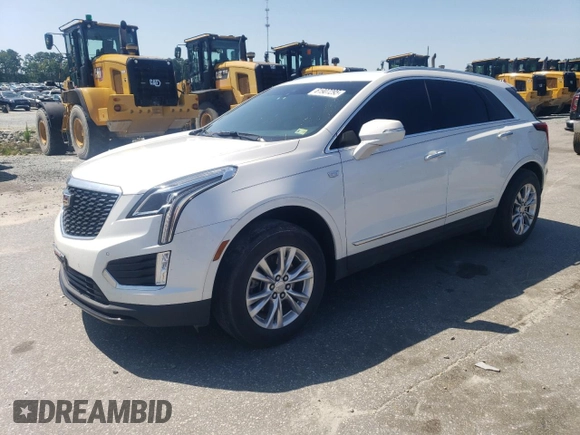 2021 Cadillac XT5 FWD Luxury with VIN 1GYKNAR45MZ112407, listed as a Copart auction lot 61907295 with 54,350 mi miles and Clean title. Bid and sale history available at DreamBid. Image 1.