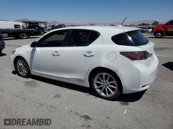2013 Lexus CT 200h with VIN JTHKD5BH5D2147694, listed as a Copart auction lot 54214975 with 101,550 mi miles and Salvage title. Bid and sale history available at DreamBid. Image 2.