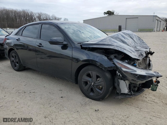 2023 Hyundai Elantra SEL with VIN 5NPLM4AG3PH103320, listed as a Copart auction lot 50024225 with 39,884 mi miles and Salvage Title. Bid and sale history available at carsss.com. Image 4.