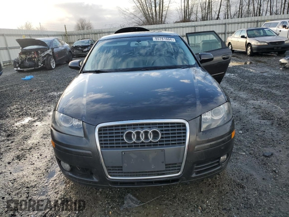 2008 Audi A3 with VIN WAUNF78P18A048589, listed as a Copart auction lot 85781604 with 119,890 mi miles and Clean Title. Bid and sale history available at carsss.com. Image 5.