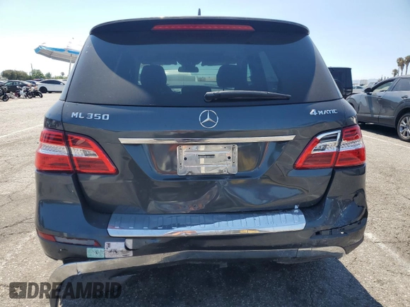 2012 Mercedes-Benz M 350 with VIN 4JGDA5HB3CA021162, listed as a Copart auction lot 63347105 with 151,616 mi miles and Salvage title. Bid and sale history available at DreamBid. Image 6.