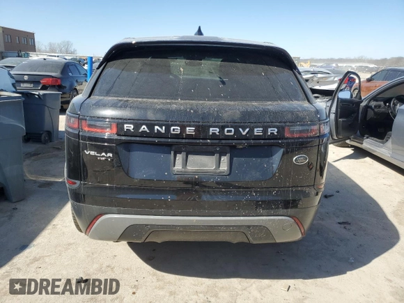 2018 Land Rover Range Rover Velar S with VIN SALYB2RN9JA732719, listed as a Copart auction lot 48309385 with 65,712 mi miles and Salvage title. Bid and sale history available at DreamBid. Image 6.