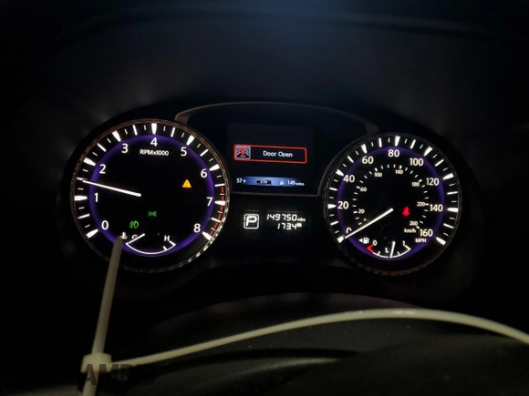 2015 Infiniti QX60 with VIN 5N1AL0MM1FC521353, listed as a Copart auction lot 53740475 with 149,750 mi miles and Salvage title. Bid and sale history available at DreamBid. Image 9.