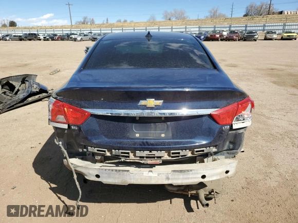 2016 Chevrolet Impala LTZ with VIN 2G1145S34G9144110, listed as a Copart auction lot 49734045 with 118,520 mi miles and Salvage Title. Bid and sale history available at carsss.com. Image 6.