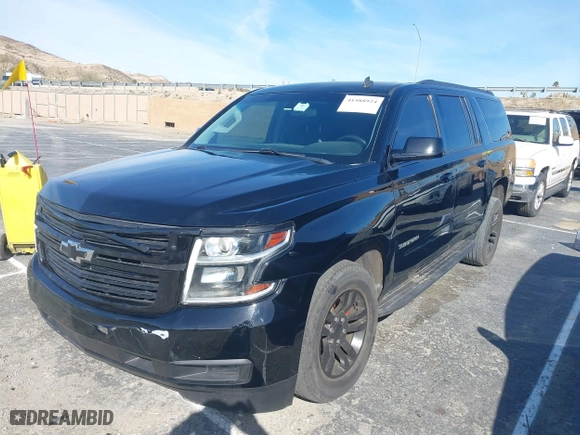 2015 Chevrolet Suburban LS with VIN 1GNSCHKC4FR247183, listed as a IAAI auction lot 41588924 with 283,741 mi miles. Bid and sale history available at carsss.com. Image 2.