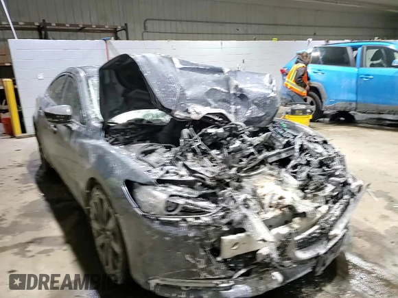 2021 Mazda 6 Carbon Edition with VIN JM1GL1WY4M1609858, listed as a Copart auction lot 41977695 with Not Provided miles and Salvage Title. Bid and sale history available at DreamBid. Image 11.