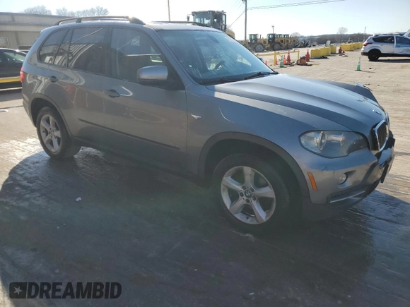 2007 BMW X5 3.0si with VIN 5UXFE43507L039348, listed as a Copart auction lot 47312165 with 176,687 mi miles and Salvage Title. Bid and sale history available at carsss.com. Image 4.