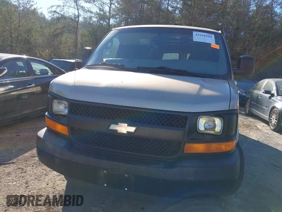 2011 Chevrolet Express Cargo with VIN 1GCSGAFX3B1170378, listed as a IAAI auction lot 41610588 with 175,177 mi miles and . Bid and sale history available at DreamBid. Image 12.