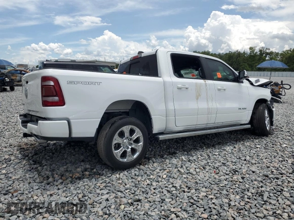 2020 Ram 1500 Lone Star with VIN 1C6RREFM8LN202507, listed as a Copart auction lot 62571605 with Not provided miles and Non repairable. Bid and sale history available at DreamBid. Image 3.