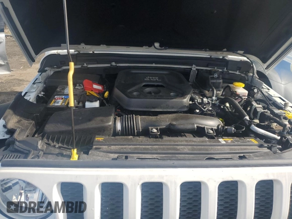 2021 Jeep Wrangler 80th Anniversary with VIN 1C4GJXAN9MW726831, listed as a Copart auction lot 55909084 with 23,602 mi miles and Salvage Title. Bid and sale history available at DreamBid. Image 11.