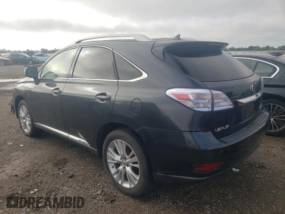 2010 Lexus RX 450h with VIN JTJBC1BA0A2016262, listed as a Copart auction lot 62819874 with 73,363 mi miles and Clean Title. Bid and sale history available at DreamBid. Image 2.