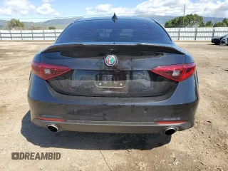 2017 Alfa Romeo Giulia with VIN ZARFAEBN4H7551988, listed as a Copart auction lot 49551225 with 36,343 mi miles and Salvage Title. Bid and sale history available at carsss.com. Image 6.