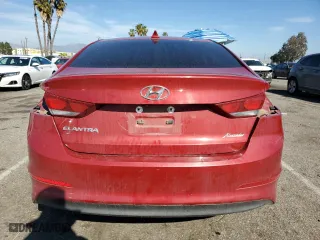 2017 Hyundai Elantra SE with VIN KMHD84LF7HU136028, listed as a Copart auction lot 50410555 with 85,288 mi miles and Salvage Title. Bid and sale history available at carsss.com. Image 6.