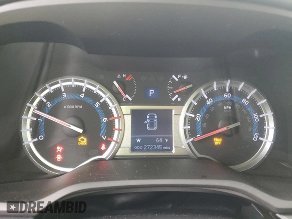 2017 Toyota 4Runner SR5 с VIN JTEZU5JR3H5153763, выставлен на аукционе Copart как лот 56488705 с пробегом 272 345 миль миль и Чистый • Clean title. История ставок и продаж доступна на DreamBid. Изображение 9.