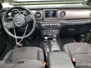 2021 Jeep Wrangler Unlimited Willys with VIN 1C4HJXDM5MW546429, listed as a Copart auction lot 48635325 with 16,353 mi miles and Salvage Title. Bid and sale history available at DreamBid. Image 8.