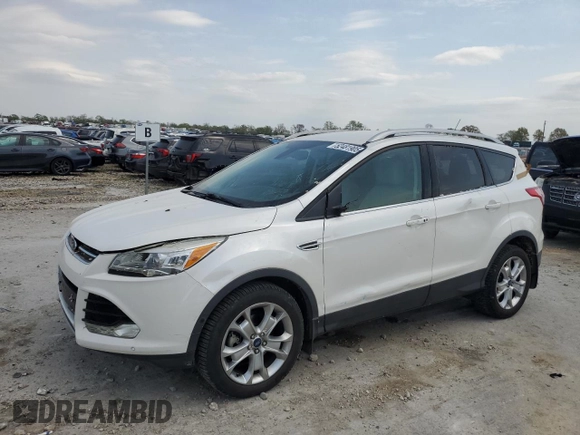 2015 Ford Escape Titanium with VIN 1FMCU0J96FUA49019, listed as a Copart auction lot 52481905 with 112,421 mi miles and Salvage Title. Bid and sale history available at carsss.com. Image 1.