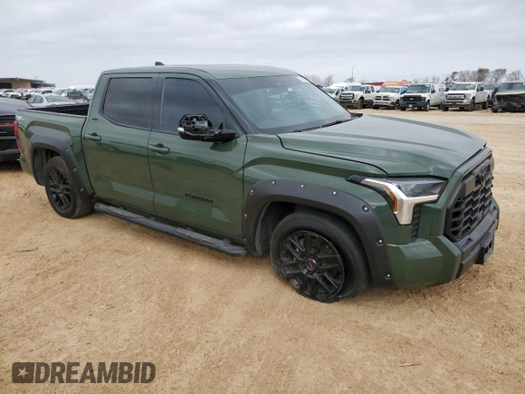 2023 Toyota Tundra 2WD SR5 with VIN 5TFLA5AB6PX022058, listed as a Copart auction lot 45399385 with 43,424 mi miles and Salvage Title. Bid and sale history available at carsss.com. Image 4.