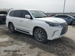 2017 Lexus LX with VIN JTJHY7AX1H4243737, listed as a Copart auction lot 47953415 with 69,509 mi miles and Salvage Title. Bid and sale history available at carsss.com. Image 4.