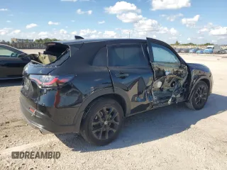 2024 Honda HR-V Sport with VIN 3CZRZ1H58RM729290, listed as a Copart auction lot 50696295 with 7,718 mi miles and Salvage Title. Bid and sale history available at carsss.com. Image 3.
