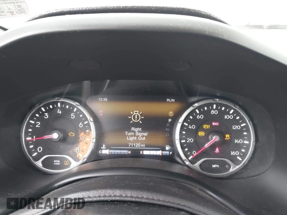 2018 Jeep Renegade Trailhawk with VIN ZACCJBCB1JPG74527, listed as a IAAI auction lot 41814352 with 71,120 mi miles. Bid and sale history available at carsss.com. Image 7.