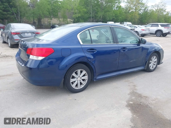 2010 Subaru Legacy Premium All-Weather Anniversary with VIN 4S3BMBH64A3211669, listed as a IAAI auction lot 42307504 with 222,154 mi miles and . Bid and sale history available at DreamBid. Image 4.