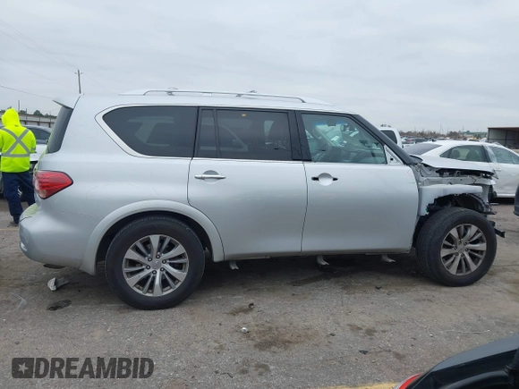 2017 Infiniti QX80 with VIN JN8AZ2NEXH9157802, listed as a IAAI auction lot 41382802 with 126,726 mi miles and . Bid and sale history available at DreamBid. Image 14.