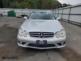 2007 Mercedes-Benz CLK-Class 5.5L with VIN WDBTJ72H97F214917, listed as a Copart auction lot 73154374 with 110,017 mi miles and Salvage Title. Bid and sale history available at carsss.com. Image 5.