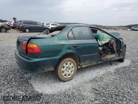 2000 Honda Civic LX with VIN 1HGEJ6671YL035216, listed as a Copart auction lot 70785494 with 0 mi miles and Non Repairable. Bid and sale history available at carsss.com. Image 3.
