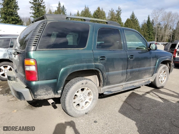 2002 Chevrolet Tahoe LT with VIN 1GNEK13Z62R162320, listed as a Copart auction lot 47007095 with 287,279 mi miles and Clean Title. Bid and sale history available at carsss.com. Image 3.