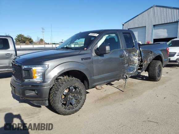 2019 Ford F-150 XL with VIN 1FTEX1EP1KKE22881, listed as a Copart auction lot 45046475 with 62,579 mi miles and Salvage Title. Bid and sale history available at carsss.com. Image 1.