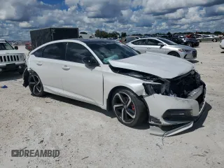 2019 Honda Accord Sport with VIN 1HGCV2F38KA002251, listed as a Copart auction lot 72533804 with 83,344 mi miles and Salvage title. Bid and sale history available at DreamBid. Image 4.