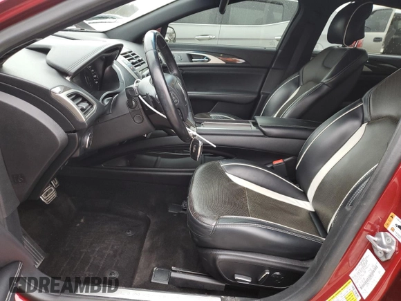 2018 Lincoln MKZ Reserve with VIN 3LN6L5FC9JR619399, listed as a Copart auction lot 43175325 with 48,617 mi miles and Salvage Title. Bid and sale history available at DreamBid. Image 7.