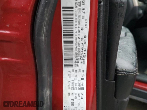 2016 Jeep Cherokee Limited with VIN 1C4PJMDS4GW175874, listed as a Copart auction lot 46816385 with 119,699 mi miles and Salvage Title. Bid and sale history available at DreamBid. Image 13.
