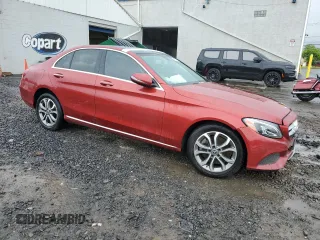 2017 Mercedes-Benz C 300 z VIN 55SWF4KB5HU216372, wystawiony jako Copart lot #59133715 z przebiegiem 96 762 mil mil oraz Szkoda całkowita • Salvage title. Historia ofert i sprzedaży dostępna na DreamBid. Obrazek 4.