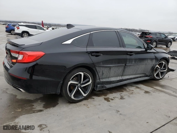 2020 Honda Accord Sedan Sport with VIN 1HGCV1F36LA000137, listed as a Copart auction lot 44805945 with 95,149 mi miles and Salvage Title. Bid and sale history available at carsss.com. Image 3.