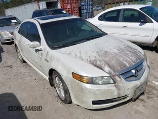 2004 Acura TL with VIN 19UUA66204A004903, listed as a IAAI auction lot 41713807 with 284,650 mi miles. Bid and sale history available at carsss.com. Image 1.