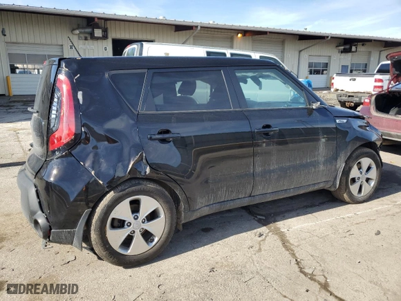 2015 Kia Soul with VIN KNDJN2A29F7231769, listed as a Copart auction lot 46995705 with 158,830 mi miles and Salvage Title. Bid and sale history available at carsss.com. Image 3.