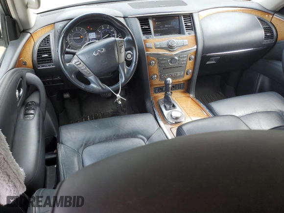 2013 Infiniti QX56 with VIN JN8AZ2NE4D9041702, listed as a Copart auction lot 73759374 with 127,514 mi miles and Salvage Title. Bid and sale history available at carsss.com. Image 8.