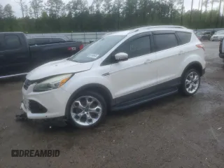 2013 Ford Escape Titanium with VIN 1FMCU0J96DUC19683, listed as a Copart auction lot 50104954 with 153,963 mi miles and Salvage Title. Bid and sale history available at carsss.com. Image 1.
