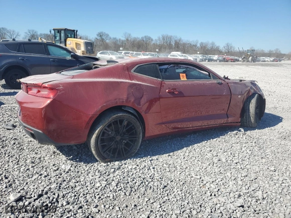 2017 Chevrolet Camaro 1LT with VIN 1G1FB1RS4H0151717, listed as a Copart auction lot 46521145 with 0 mi miles and Salvage Title. Bid and sale history available at carsss.com. Image 3.