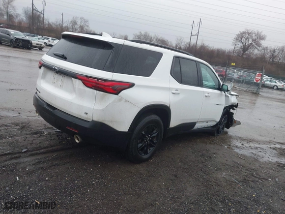 2023 Chevrolet Traverse LT Cloth with VIN 1GNEVGKWXPJ167222, listed as a IAAI auction lot 41477255 with 38,378 mi miles. Bid and sale history available at carsss.com. Image 4.