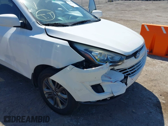 2015 Hyundai Tucson GLS with VIN KM8JT3AF9FU013178, listed as a IAAI auction lot 41846200 with 143,711 mi miles and . Bid and sale history available at DreamBid. Image 6.