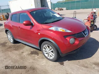 2012 Nissan Juke SL with VIN JN8AF5MV6CT115425, listed as a IAAI auction lot 42217630 with 153,361 mi miles. Bid and sale history available at carsss.com. Image 1.