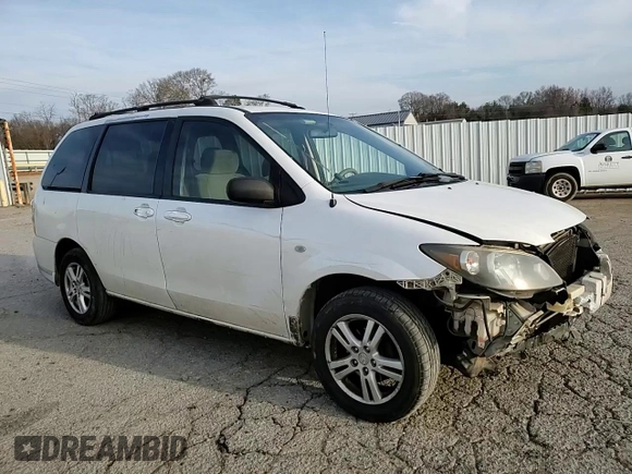 2005 Mazda MPV LX with VIN JM3LW28A650533148, listed as a Copart auction lot 48744635 with 306,928 mi miles and Salvage Title. Bid and sale history available at carsss.com. Image 12.