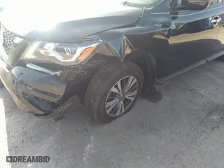 2017 Nissan Pathfinder S with VIN 5N1DR2MN6HC644925, listed as a IAAI auction lot 34176350 with 1 mi miles. Bid and sale history available at carsss.com. Image 6.
