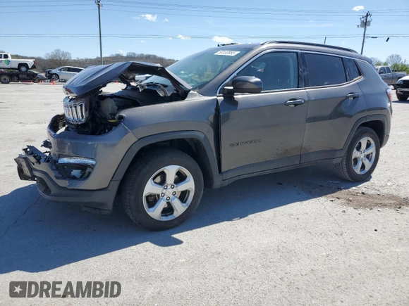 2018 Jeep Compass Latitude with VIN 3C4NJDBB5JT306138, listed as a Copart auction lot 50332855 with 102,844 mi miles and Salvage Title. Bid and sale history available at carsss.com. Image 1.