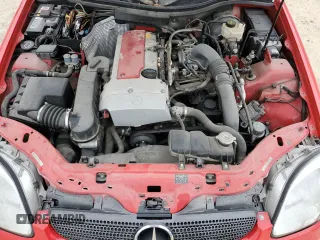2002 Mercedes-Benz SLK-Class 2.3L Kompressor with VIN WDBKK49F22F240019, listed as a Copart auction lot 88418885 with 55,974 mi miles and Clean Title. Bid and sale history available at carsss.com. Image 11.