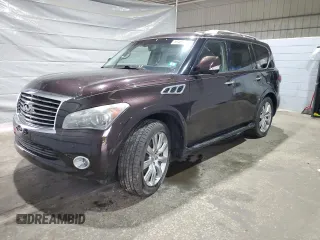 2014 Infiniti QX80 z VIN JN8AZ2ND3E9751232, wystawiony jako Copart lot #59484155 z przebiegiem 97 020 mil mil oraz Czysty tytuł • Clean title. Historia ofert i sprzedaży dostępna na DreamBid. Obrazek 1.