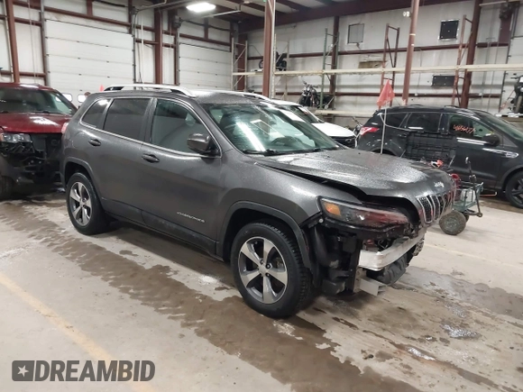 2019 Jeep Cherokee Limited with VIN 1C4PJMDX7KD282692, listed as a IAAI auction lot 41660914 with 64,955 mi miles and . Bid and sale history available at carsss.com. Image 1.